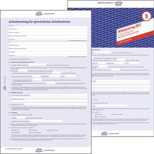 Zweckform Avery  2877 Arbeitsvertrag A4 hoch