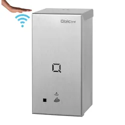 Qbic-line Seifenspender automatisch Edelstahl 650 ml berührungsloser Seifenspender mit Sensor