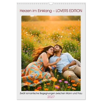 Herzen im Einklang – LOVERS EDITION (Wandkalender 2027 DIN A3 hoch), CALVENDO Monatskalender