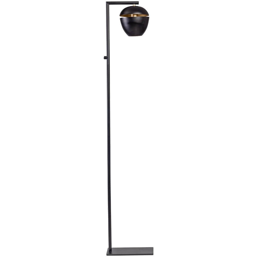 ETH Design vloerlamp Claire zwart metalen vloerlamp