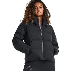 UNDER ARMOUR Damen Jacke UA CGI DOWN CRINKLE JKT, Größe XL in Schwarz Schwarz