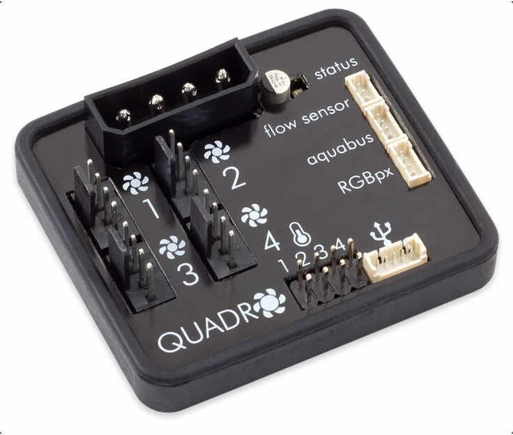 Aqua-Computer QUADRO L&uuml;ftersteuerung f&uuml;r PWM-L&uuml;fter