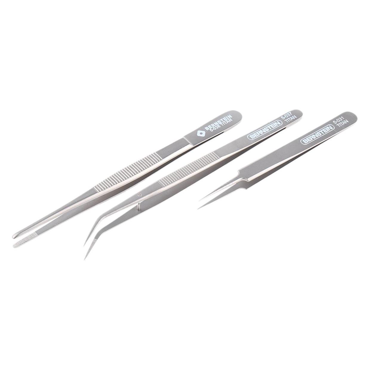 Bernstein Pinzetten-Set 3teilig Super-sp (5-030)