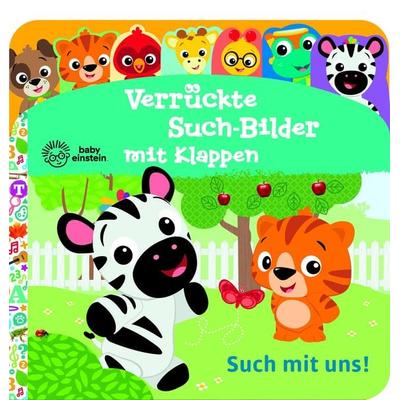 Baby Einstein - Verrückte Such-Bilder mit Klappen - Such mit uns! - Pappbilderbuch mit 17 Klappen - Wimmelbuch für Kinder ab 18 Monaten, Paperback von