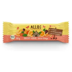 Allos Fruchtriegel Dattel Orange bio