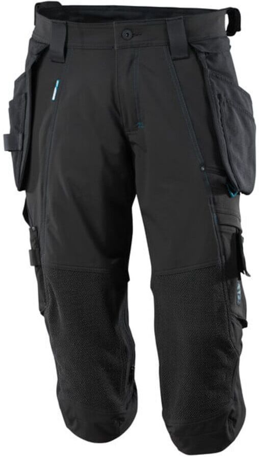 Mascot Dreiviertel-Hose, Hängetaschen, Stretchs Dreiviertel-Hose Größe C52, schwarz (17049-311-09-C52)