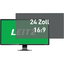 Leitz Blickschutzfilter Monitor 24" 16:9 (24", 16:9), Monitor Schutzfolie