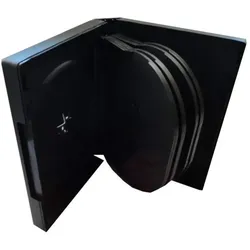 MediaRange 10er DVD/CD Box schwarz, 50 Stück