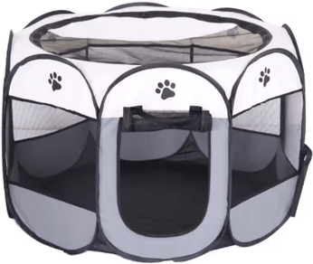 Inspire Picks Portable Foldable Cat Tent Outdoor Travel Pet House & Playpen gray
