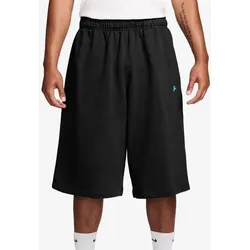 NIKE Club French Terry Oversize Shorts Herren 011 - black/black/football blue XL