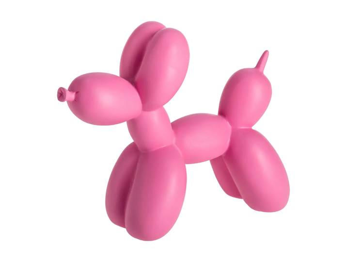 Dekofigur Balloon, Byyu, pink, Kunststoff