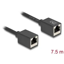 DELOCK Verlängerungsk. Kupplung RJ45 BU/RJ45 BU S/FTP 7,5m