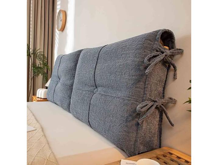 ABZDUNG Kopfteil Bett Rückenkissen – Großes Lesekissen für Bett & Sofa Bequemes Rückenstützkissen fürs Lesen, Entspannen & Sitzen(H,180x60x10cm)