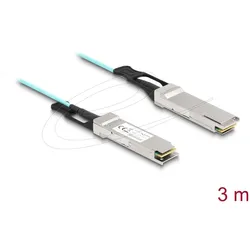 DELOCK Aktives Optisches Kabel QSFP+ 3m