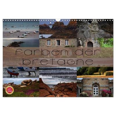 Farben der Bretagne (Wandkalender 2027 DIN A3 quer), CALVENDO Monatskalender