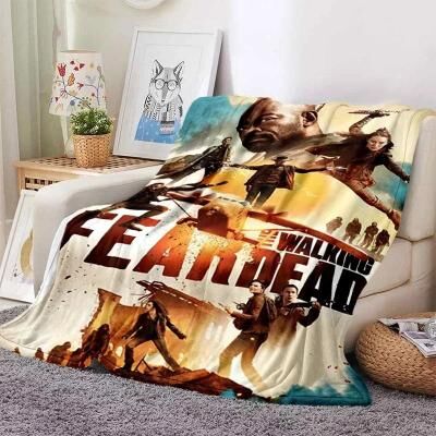 Uplift Picks The Walking Dead Zombie Throw Blanket Soft Flannel Sofa And Bed Cover 1 125x150 Cm