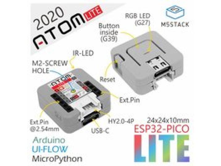 M5Stack officiële ATOM Lite ESP32 IoT-ontwikkelkit