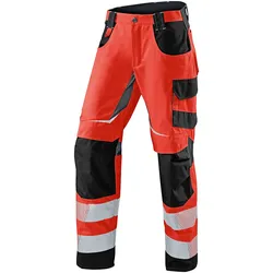 KÜBLER REFLECTIQ Sommerhose PSA 2 warnrot/schwarz 30 - 2407 8335-5499-30 - warnrot/schwarz
