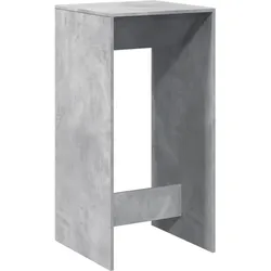 vidaXL Bartisch Betongrau 51x50x103,5 cm Holzwerkstoff