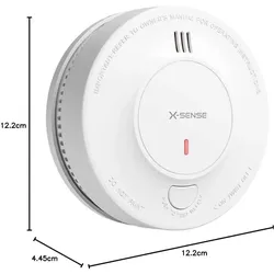 X-Sense, Gefahrenmelder, Optischer Rauchwarnmelder mit integrierter Sirene 10 St.