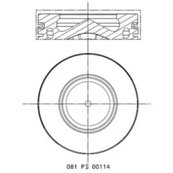 Kolben MAHLE 081 PI 00114 000 für Alpina BMW Mini D3
