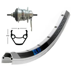 Exal, Laufräder, (Hinterrad, 28")