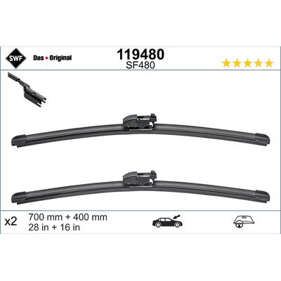 Swf Wischblatt [Hersteller-Nr. 119480] für Toyota