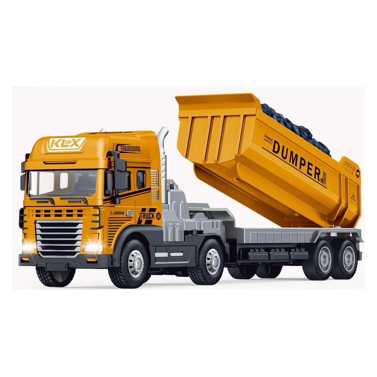 Toymax Die-cast truck w/dumper, friction, light & sound (534679)