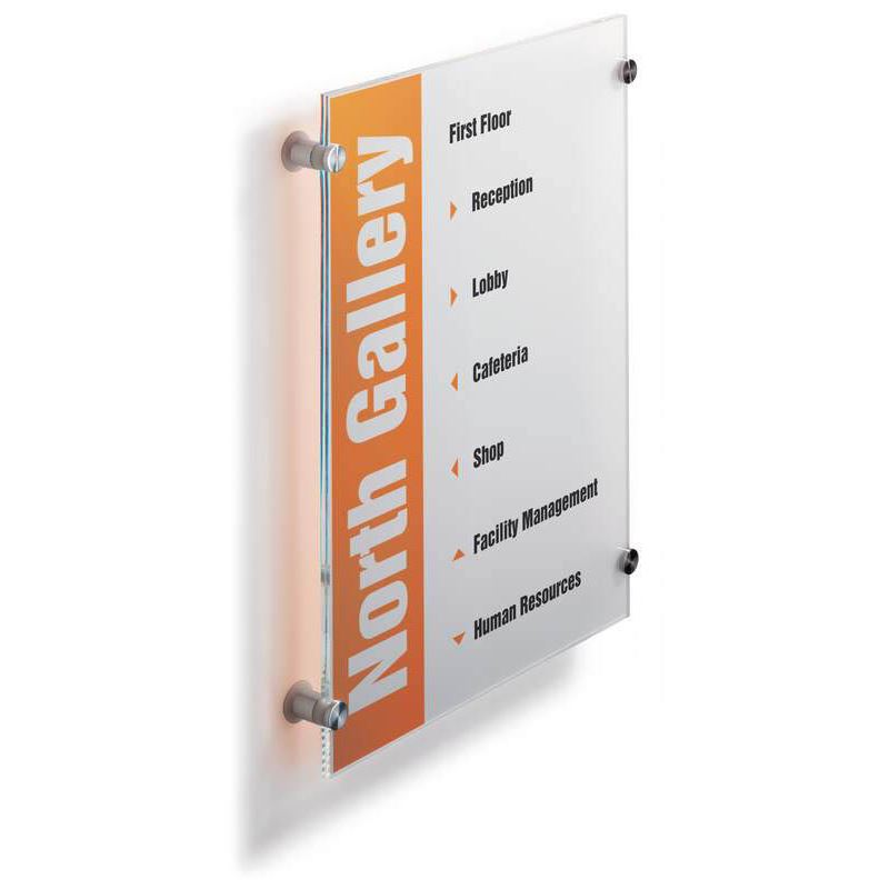 DURABLE Türschild CRYSTAL SIGN Acryl transparent DIN A3