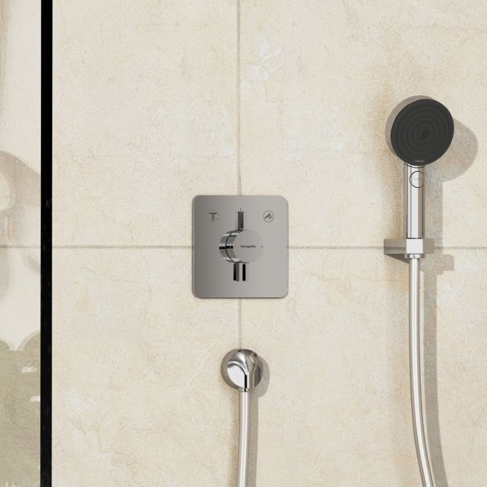 Hansgrohe DuoTurn Q Mischer 75414000 Unterputz, für 2 Verbraucher, chrom