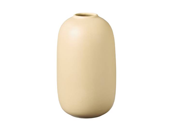 Beige Keramikvase H30cm