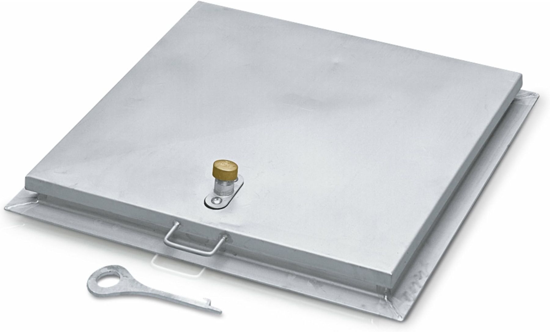 ZARGES Brunnenabdeckung, eckig, Stahl feuerverzinkt 625 x 625 mm (47140)