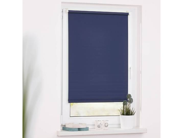 Store enrouleur Clanes 120 x 150cm Bleu/Bleu