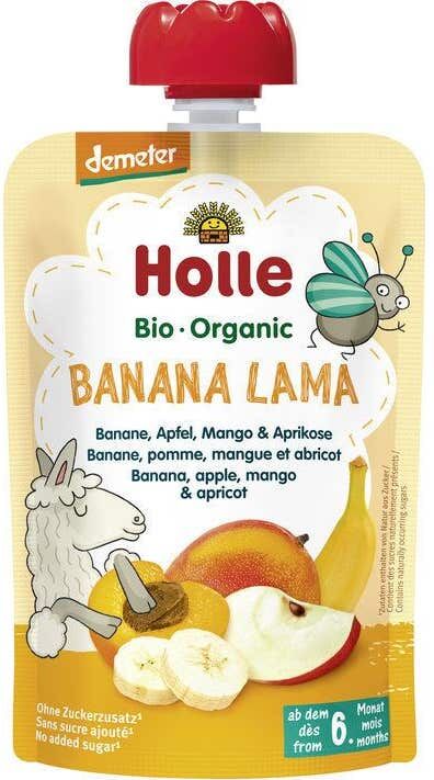 Holle Smoothie Plátano, Manzana, Mango Albaricoque +6 M 100 ml