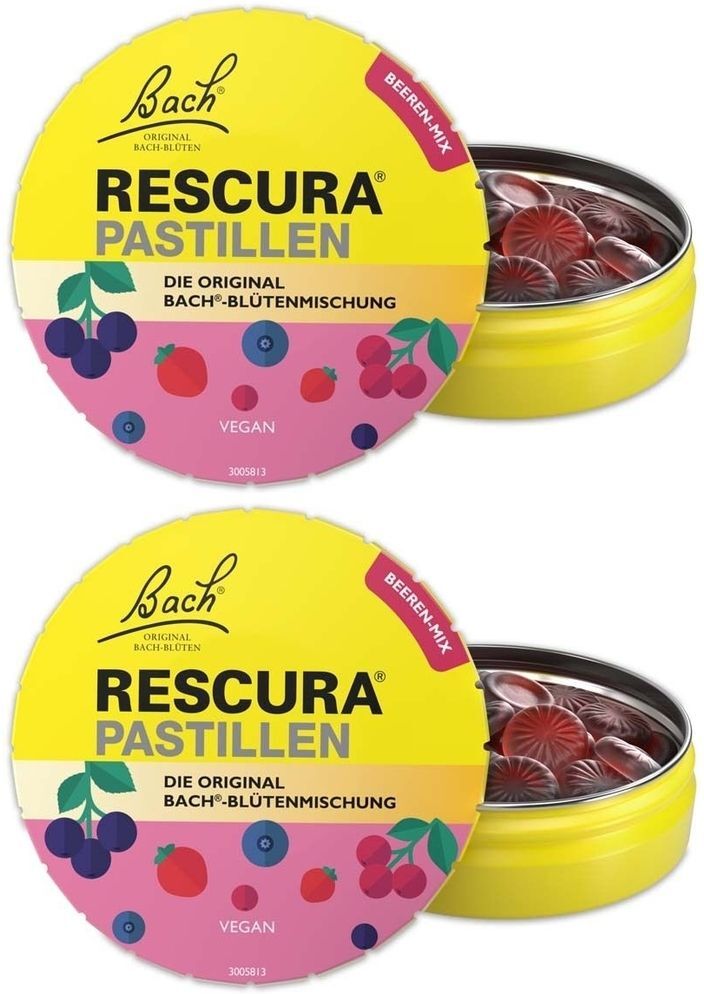 Bach Original RESCURA Bach OR Rescura PAS Beeren x2 2x50 g Pastillen
