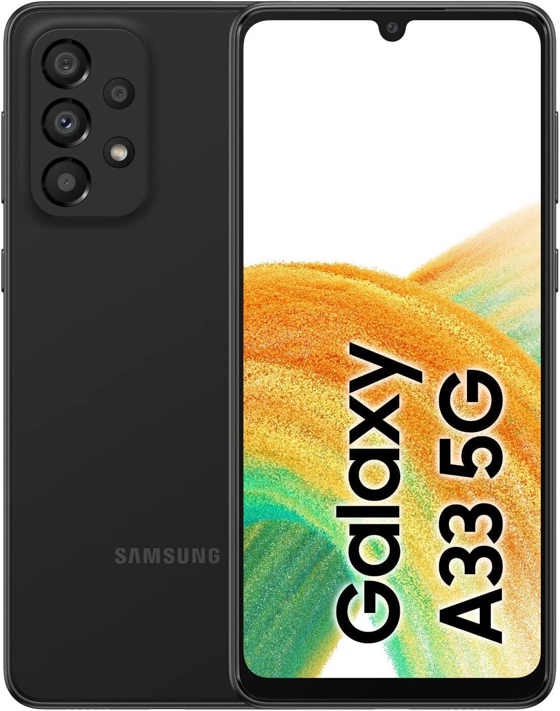 Samsung Galaxy A33 5G   6 GB   128 GB   Single-SIM   noir - Refurbished