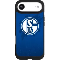 Nivocase Handyhülle für Apple iPhone Air Hülle NIVOpure Case Schwarz FC Schalke 04 Offizielles (Apple iPhone Air), Smartphone Hülle, Schwarz