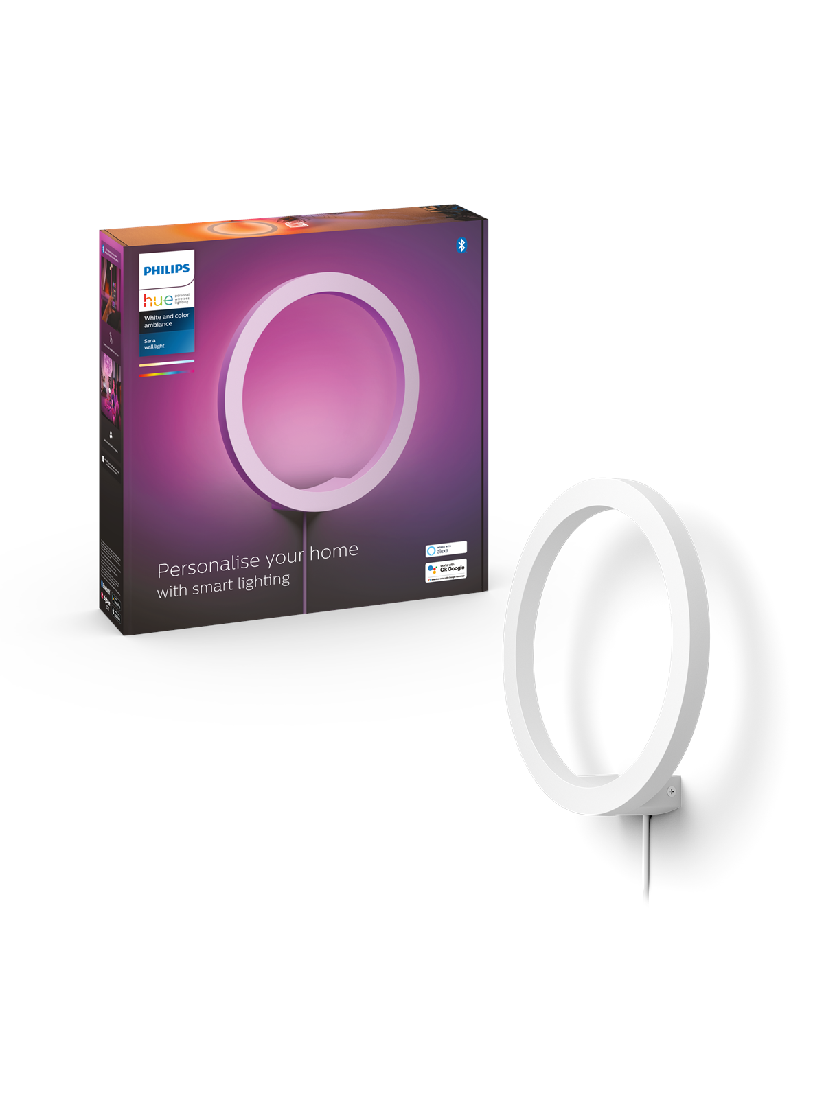 Philips Hue Sana Wall Light - White