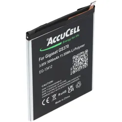 AccuCell Akku passend für Gigaset GS370, Li-Polymer, 3,85V, 2850mAh, 11,0Wh