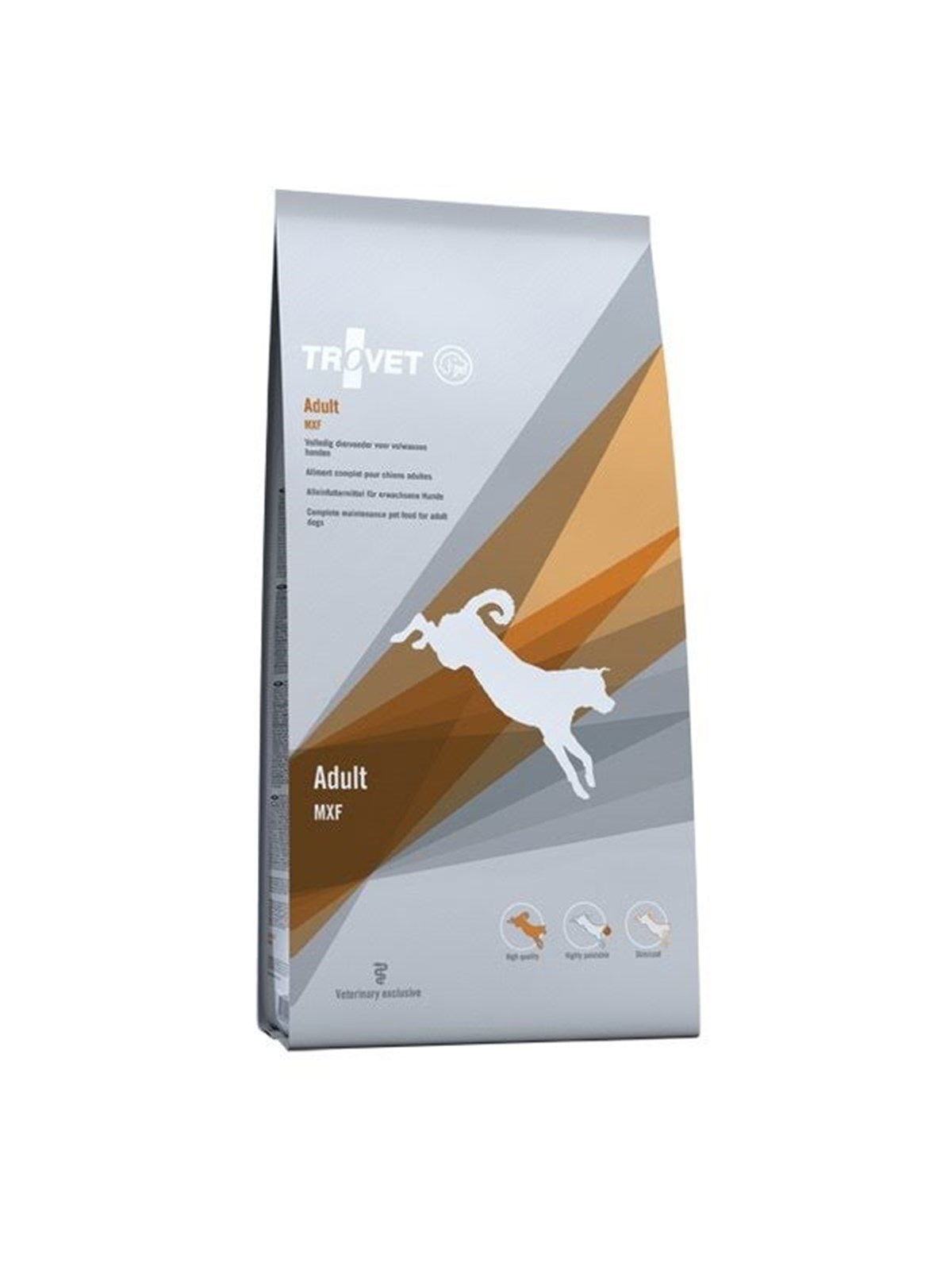 TROVET Adult MXF Geflügel - Trockenfutter für Hunde - 12,5kg