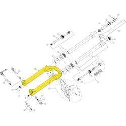 Tauchrohreinheit für Machete J-Unit, Manitou, Für Machete J-Unit 24", Größe: 24", Farbe: Mattschwarz, VE: 1 Stk.