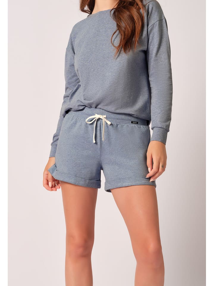 Skiny Sweatshorts in Hellblau - 36