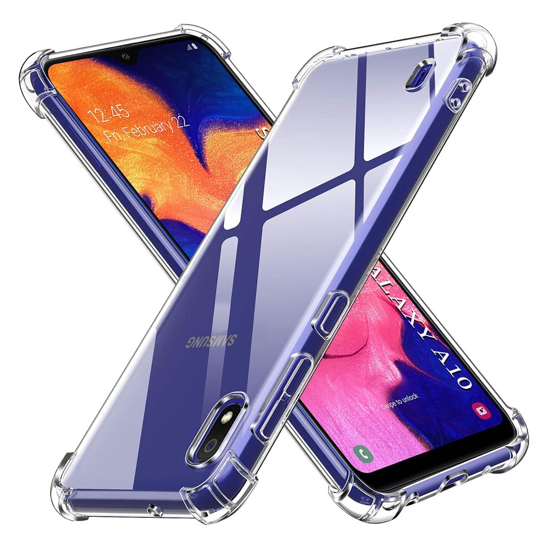 Techsuit - Shockproof Clear Silicone - Samsung Galaxy A10 - Clear (Samsung Galaxy A10) (56365547)