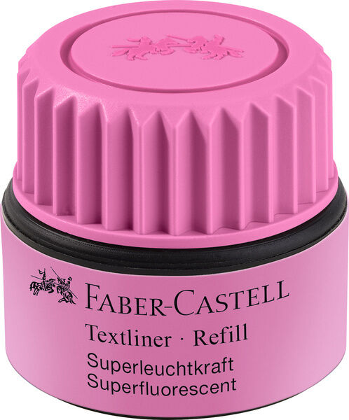 Faber Castell Navulling Markeerstift 1549 - roze   4005401549284   Verf