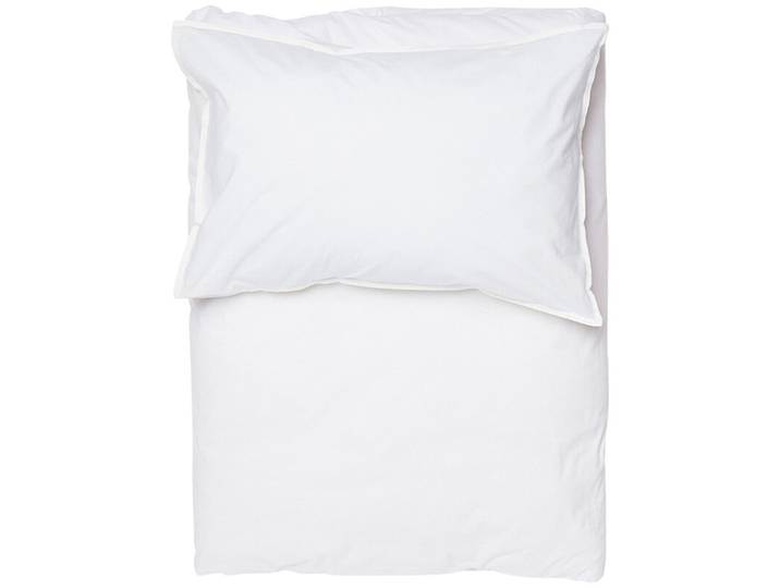 Lavie Duvetbezug Louise weiss Einfarbig Baumwolle 160 x 210 cm - Material: Bio Baumwolle