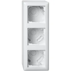 Gira AP-Gehäuse 3f + Rahmen 106303