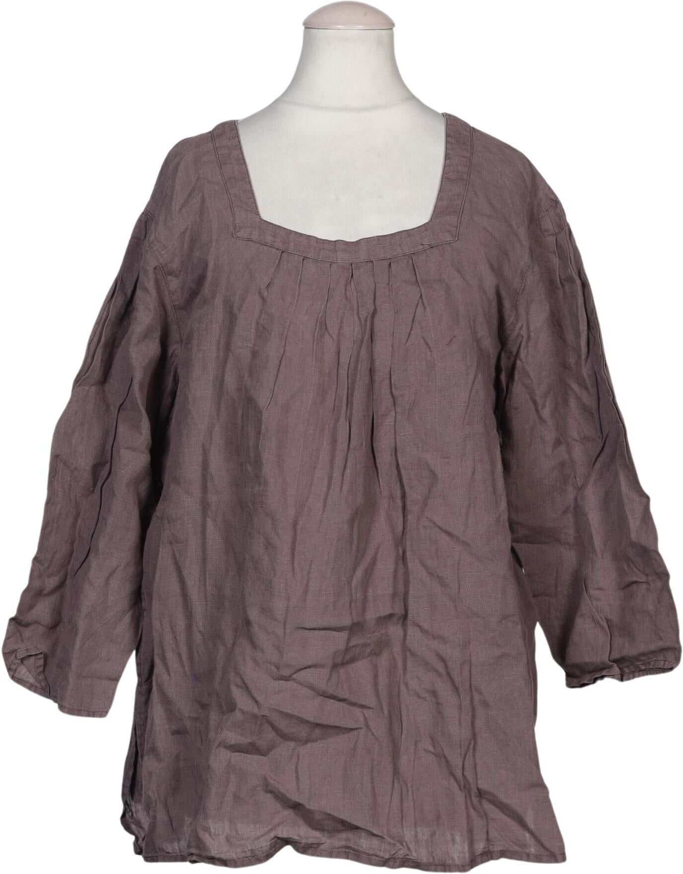 Gudrun Sjödén Damen Bluse, Grau, Gr. S, Seide - Second Hand