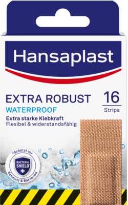 Beiersdorf AG HANSAPLAST extra robust wasserdicht Pflasterstrips 16 St 16762462