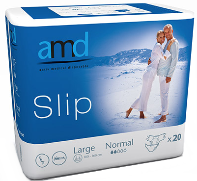 AMD Slip Normal Large - 8 paquets de 20 protections