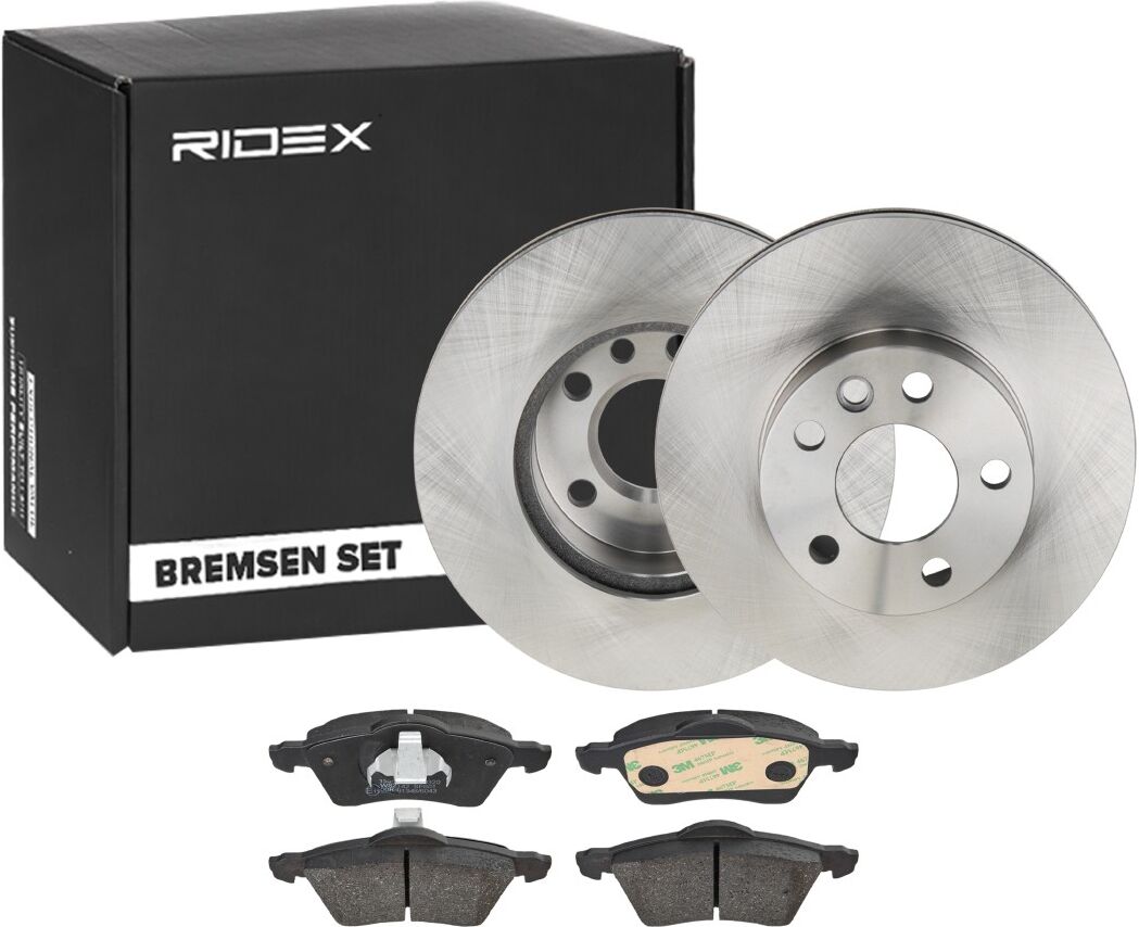RIDEX 3405B1786 Brake discs and pads set